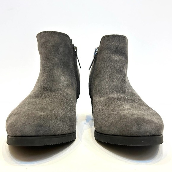 Blondo Ida Waterproof Suede Grey Gray Ankle Boots Booties, Size 6 - Picture 6 of 14